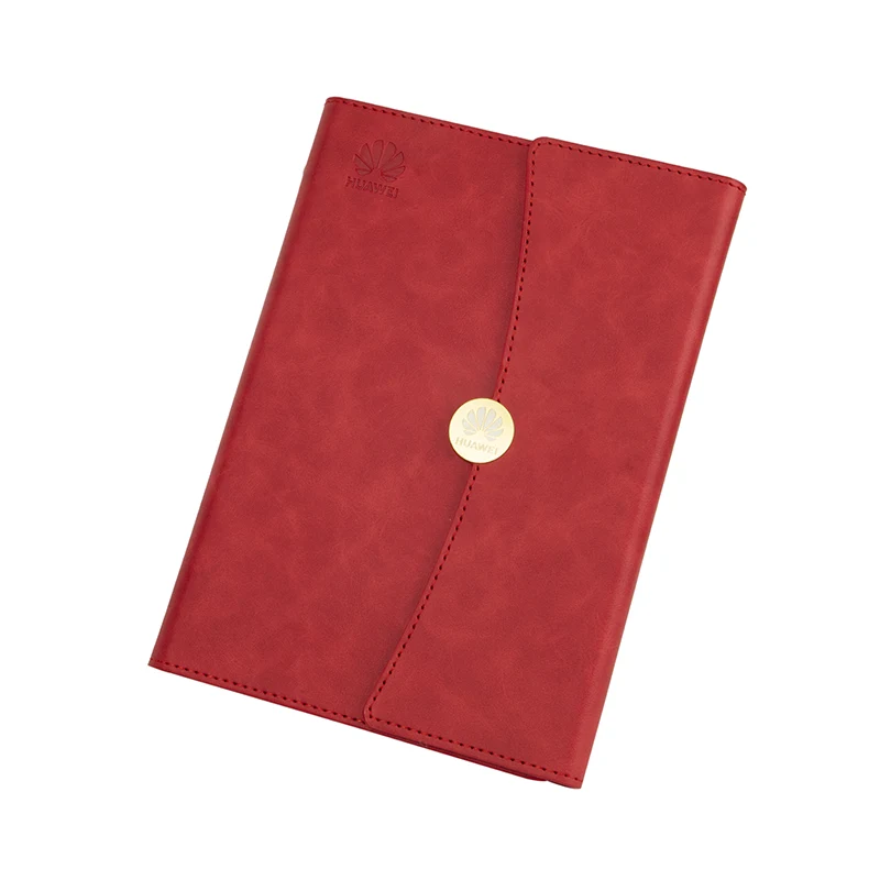  leather notebook with magnetic buckle